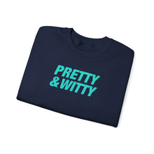 Load image into Gallery viewer, Pretty & Witty Crewneck (Blue)