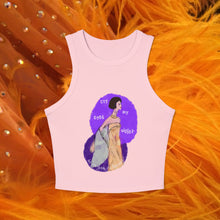 Load image into Gallery viewer, Cry My Eyes Violet Racerback Tank Top
