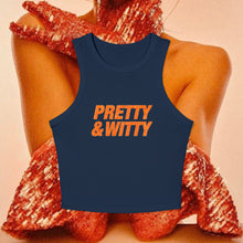 Load image into Gallery viewer, Pretty & Witty Racerback Tank Top (Orange)