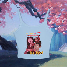 Load image into Gallery viewer, Be The Man Spaghetti Tank Top