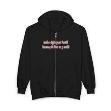 Load image into Gallery viewer, Nobody's Perfect (Except For My Cat) Zip Up Hoodie
