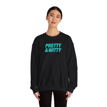 Load image into Gallery viewer, Pretty & Witty Crewneck (Blue)