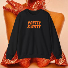 Load image into Gallery viewer, Pretty & Witty Crewneck (Orange)