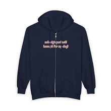 Load image into Gallery viewer, Nobody's Perfect (Except For My Dog) Zip Up Hoodie