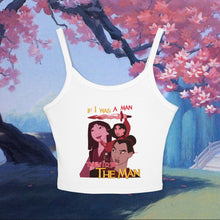 Load image into Gallery viewer, Be The Man Spaghetti Tank Top
