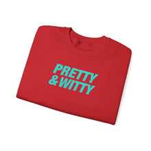 Load image into Gallery viewer, Pretty & Witty Crewneck (Blue)