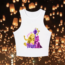 Load image into Gallery viewer, Alone In My Tower Racerback Tank Top
