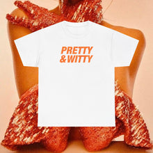 Load image into Gallery viewer, Pretty & Witty T-Shirt (Orange)