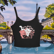 Load image into Gallery viewer, Stumble Home To My Cats Spaghetti Tank Top