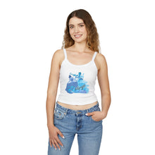Load image into Gallery viewer, Cindy Shimmer Spaghetti Tank Top