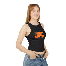 Load image into Gallery viewer, Pretty & Witty Racerback Tank Top (Orange)