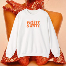 Load image into Gallery viewer, Pretty & Witty Crewneck (Orange)