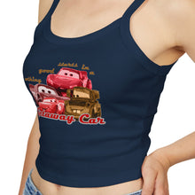 Load image into Gallery viewer, Getaway Cars Spaghetti Tank Top