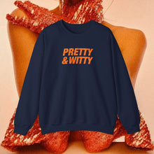 Load image into Gallery viewer, Pretty & Witty Crewneck (Orange)