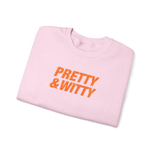 Load image into Gallery viewer, Pretty & Witty Crewneck (Orange)