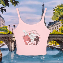 Load image into Gallery viewer, Stumble Home To My Cats Spaghetti Tank Top