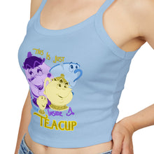 Load image into Gallery viewer, Storm Inside A Teacup Spaghetti Tank Top