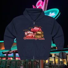 Load image into Gallery viewer, Getaway Cars Zip Up Hoodie
