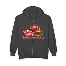Load image into Gallery viewer, Getaway Cars Zip Up Hoodie