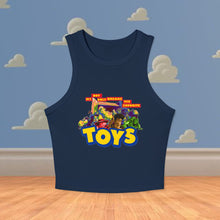 Load image into Gallery viewer, My Boy Breaks Toys Racerback Tank Top