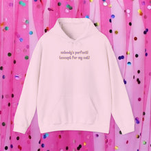 Load image into Gallery viewer, Nobody's Perfect (Except For My Cat) Hoodie