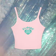 Load image into Gallery viewer, Temporary Speed Bump Spaghetti Tank Top
