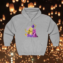 Load image into Gallery viewer, Alone In My Tower Zip Up Hoodie
