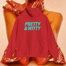 Load image into Gallery viewer, Pretty &amp; Witty Hoodie (Blue)
