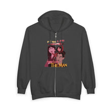 Load image into Gallery viewer, Be The Man Zip Up Hoodie
