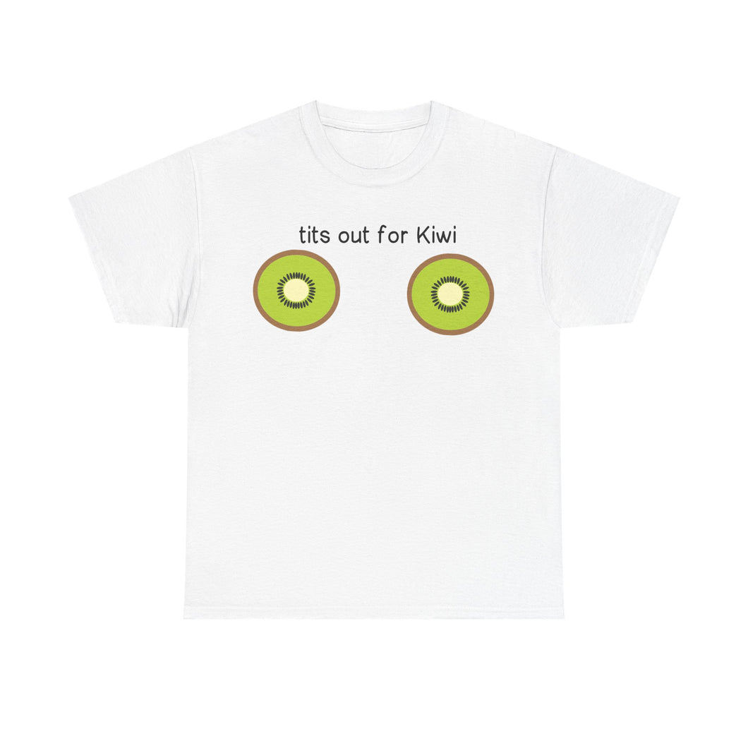 The Kiwi Tits T-Shirt (white)