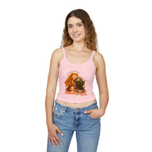 Load image into Gallery viewer, Brave Dream Girl Spaghetti Tank Tops

