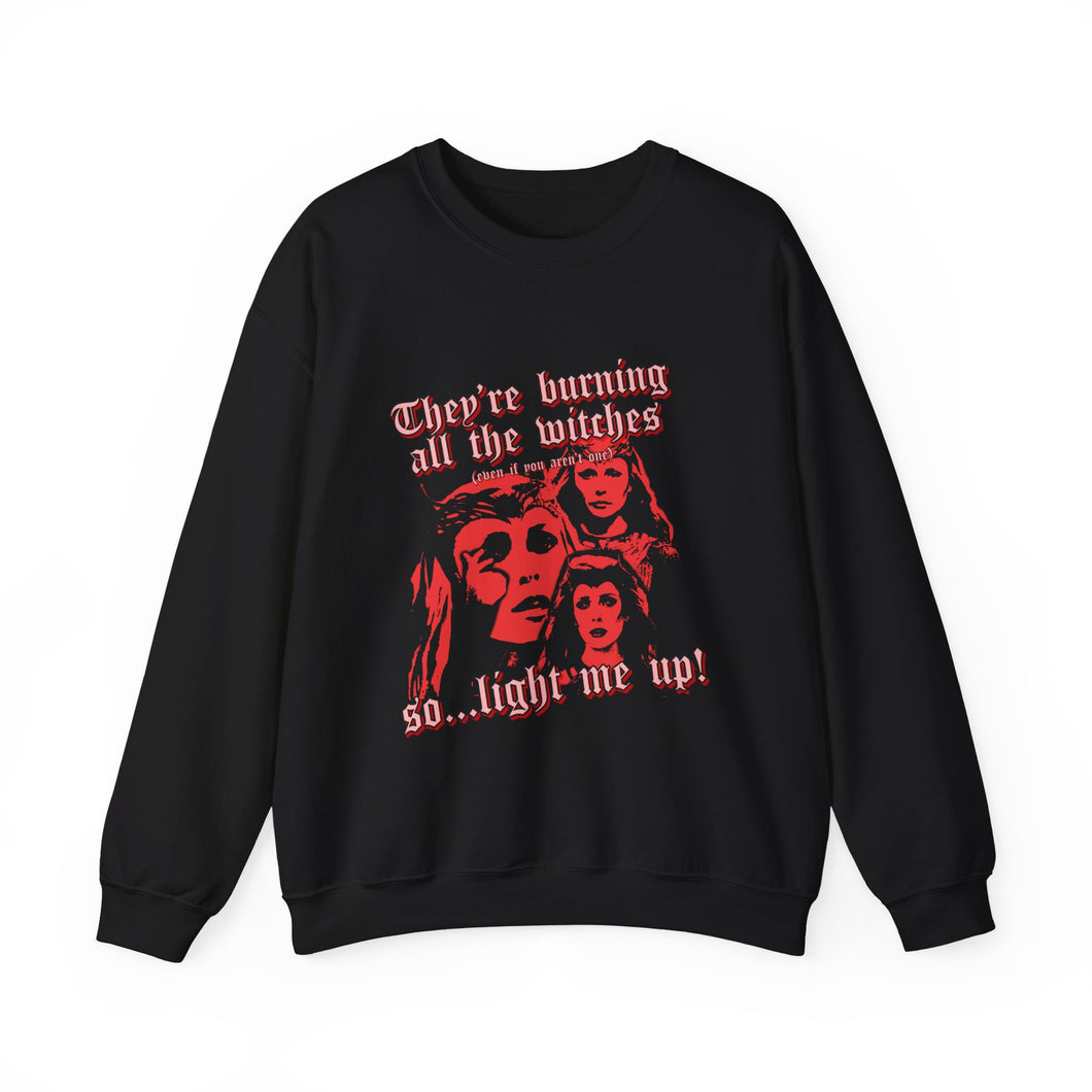 The Burning Witch Crewneck