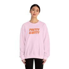 Load image into Gallery viewer, Pretty &amp; Witty Crewneck (Orange)
