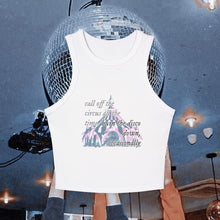 Load image into Gallery viewer, Burn Disco Occasionally Racerback Tank Top
