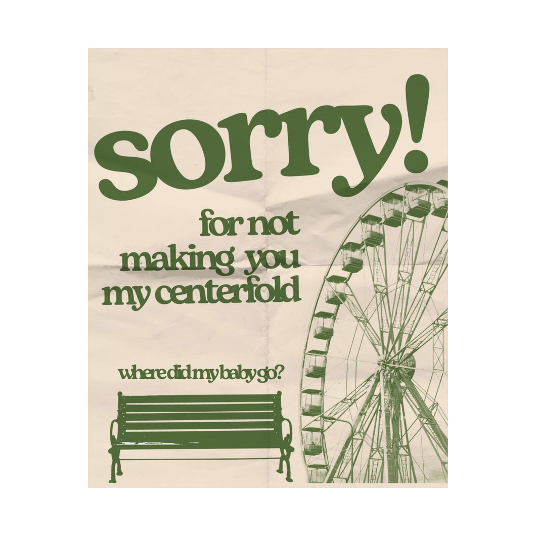 The Coney Poster (sand)