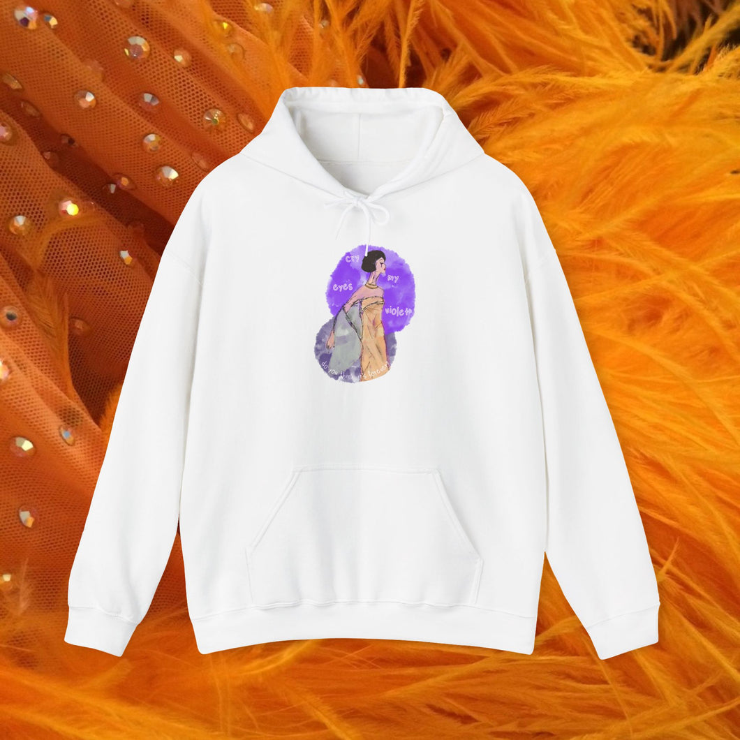 Cry My Eyes Violet Hoodie