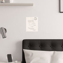 Load image into Gallery viewer, The Last Letter Poster
