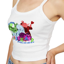 Load image into Gallery viewer, Lost In Wonderland Spaghetti Tank Top
