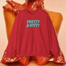 Load image into Gallery viewer, Pretty &amp; Witty Crewneck (Blue)
