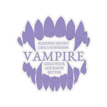 Load image into Gallery viewer, The Vampire Fangs Sticker
