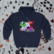 Load image into Gallery viewer, Lost In Wonderland Zip Up Hoodie
