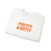 Load image into Gallery viewer, Pretty &amp; Witty Crewneck (Orange)
