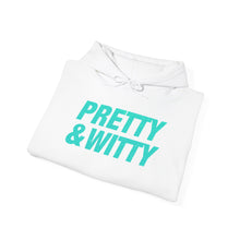 Load image into Gallery viewer, Pretty &amp; Witty Hoodie (Blue)
