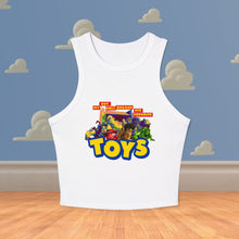 Load image into Gallery viewer, My Boy Breaks Toys Racerback Tank Top
