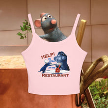 Load image into Gallery viewer, Rat Restaurant Spaghetti Tank Tops
