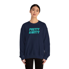 Load image into Gallery viewer, Pretty &amp; Witty Crewneck (Blue)

