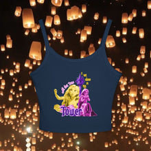 Load image into Gallery viewer, Alone In My Tower Spaghetti Tank Top

