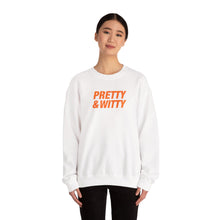 Load image into Gallery viewer, Pretty &amp; Witty Crewneck (Orange)
