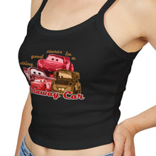 Load image into Gallery viewer, Getaway Cars Spaghetti Tank Top

