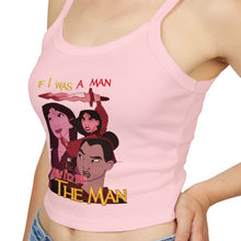 Load image into Gallery viewer, Be The Man Spaghetti Tank Top
